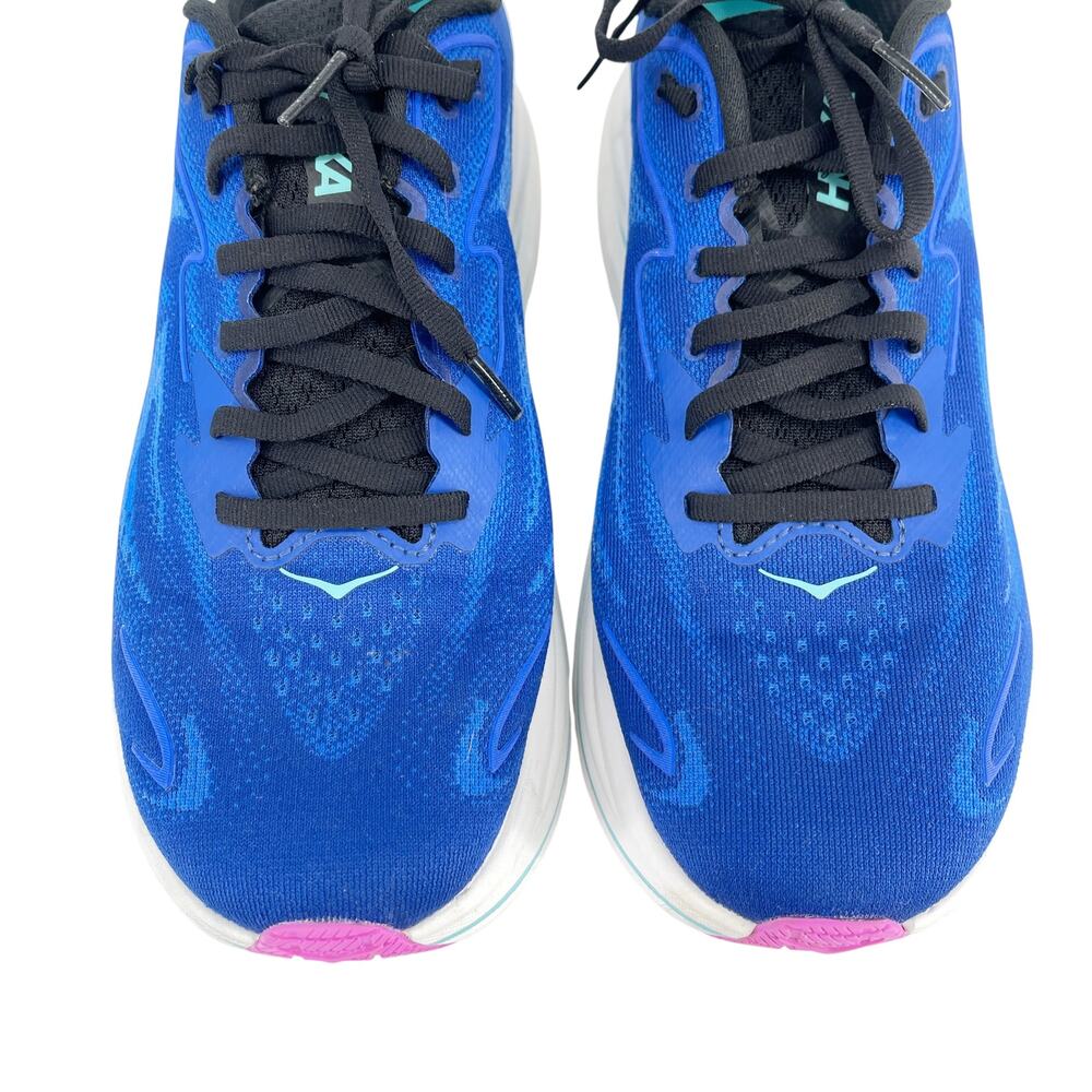 HOKA Clifton 10 Running Shoes Night Sky Ultramarine Cushioned Womens 10 Sneakers - Picture 5 of 10